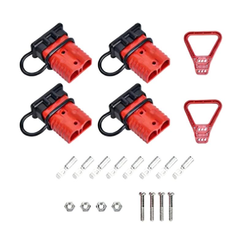 Heavy Duty 175A DC600V power connection Great For Forklifts And Energy Storage utilizes красный