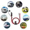Quick Release SAE Cable & Fuse Terminal O Connector Battery Charger Extension Adapter Wire 16AWG Terminal Motorcycle Accessories