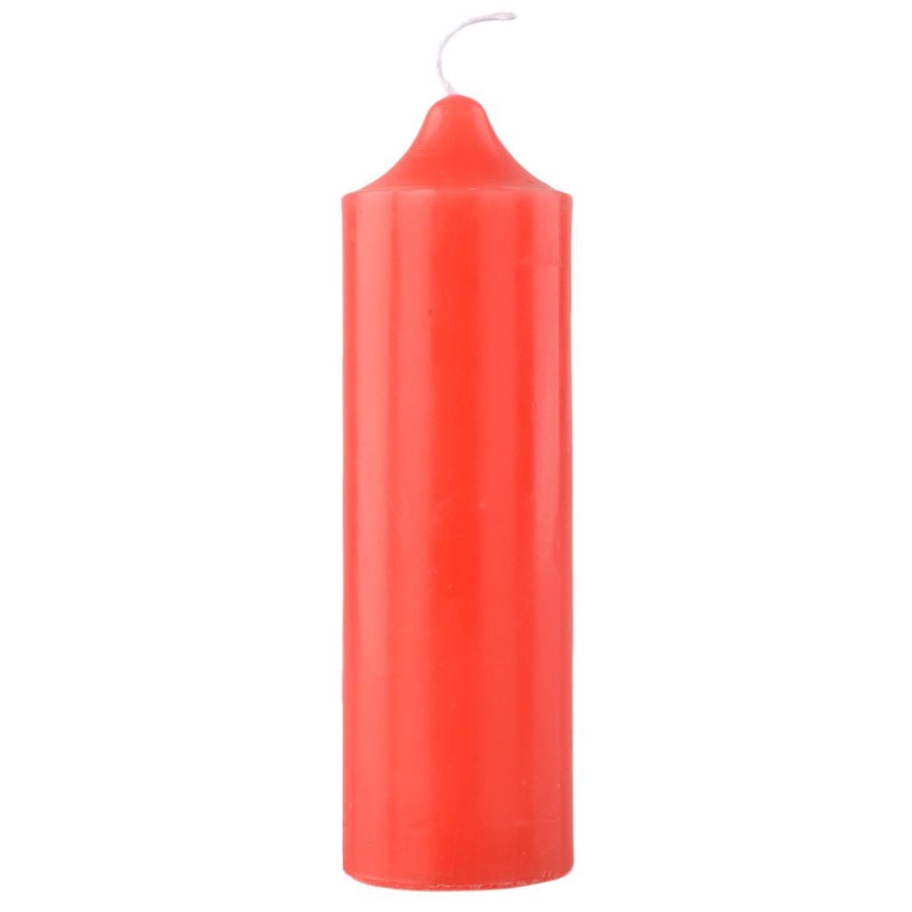 Odorless Pink & Blue Thick Wax Candles for Home Decor & Emergency Use