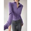 Giacca Sportiva da Donna Asciugatura Rapida Protezione UV Vestibilità Slim per Yoga e Corsa