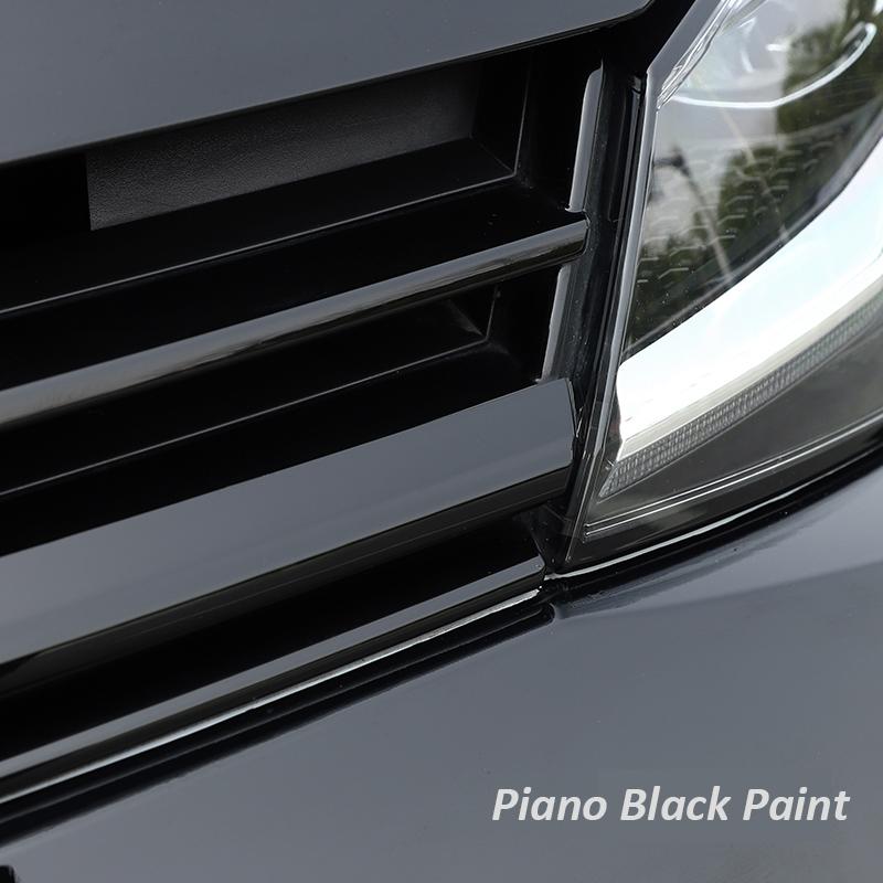 2/3pcs for Golf 7 7.5 Rline Car Grille Decorative for VW Bright Black Logo Cover Up Grille Strips Car Stickers Auto Accessories