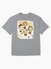 The Four Tops Modern Jazz Quartet - An Illustration by Paul Cemmick Oversized T-Shirt
