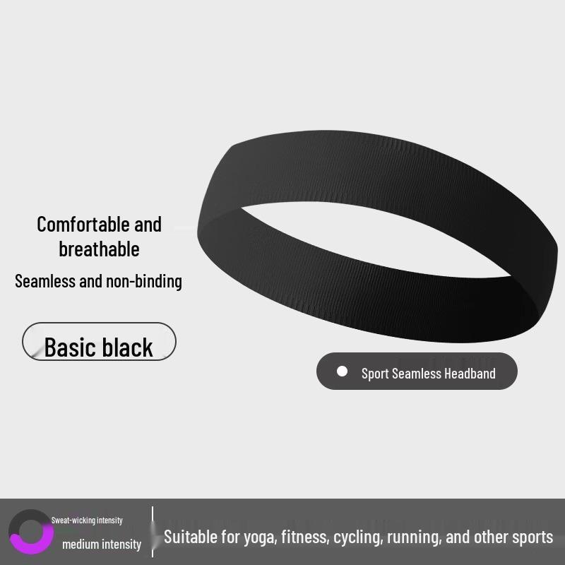 

Спортивная повязка на голову унисекс с отводом пота: Впитывающий и влагоотводящий для бега, йоги, баскетбола, фитнеса