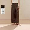 INMAN Women's Casual Cotton Blend Loose Wide-Leg Pants