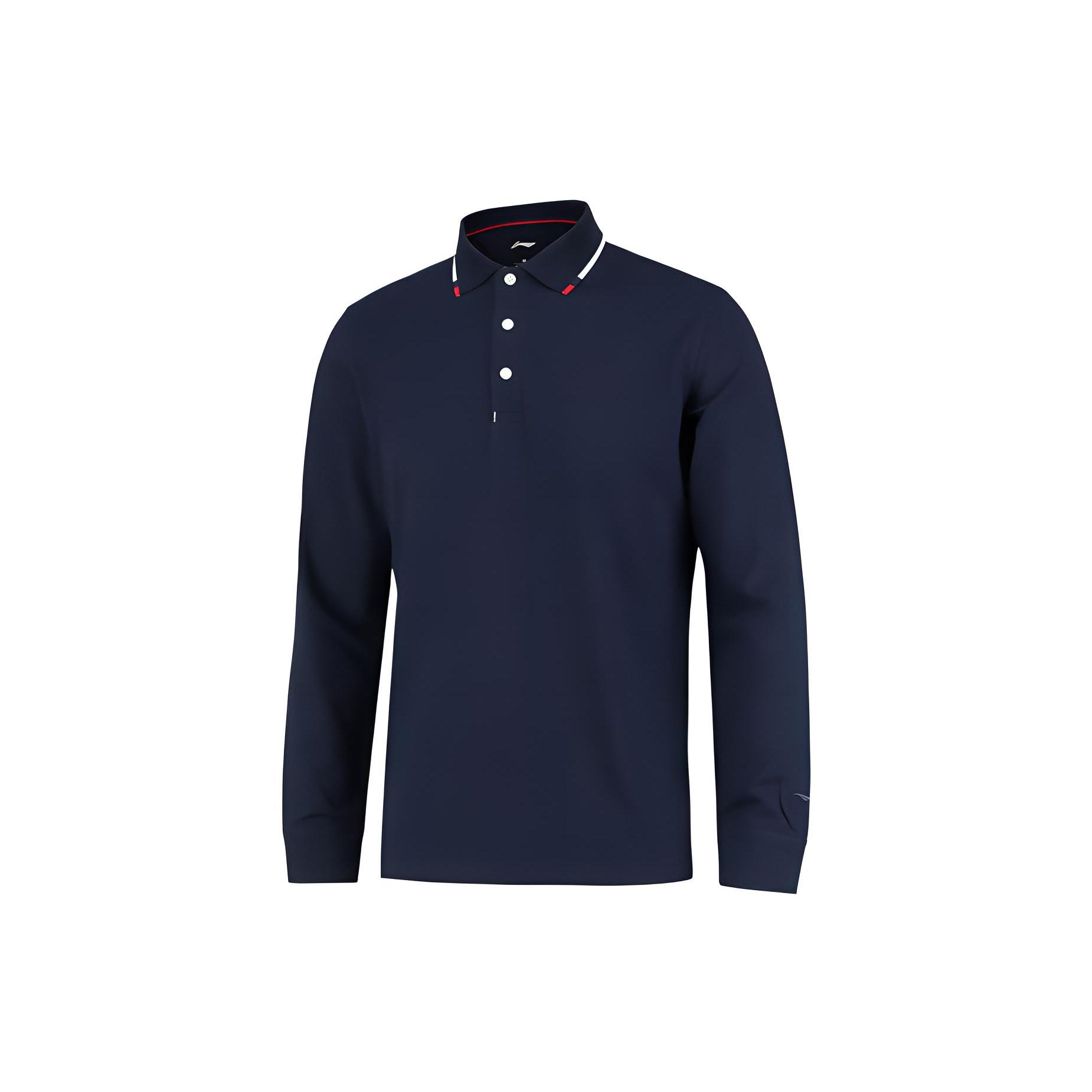 Li Ning Polo Shirt Men s Dark Blue ATLR109-2 XXXXL