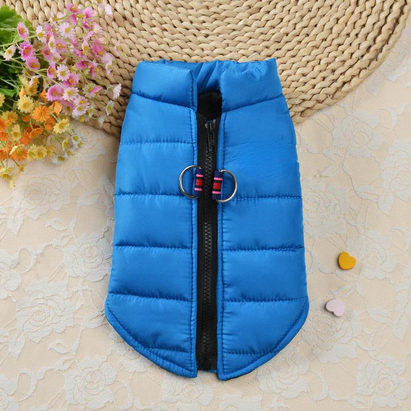 Waterproof Pet Clothes Winter Warm Jackets Coats Zipper Design French Bulldog For Small Medium Dogs Puppy Chihuahua
