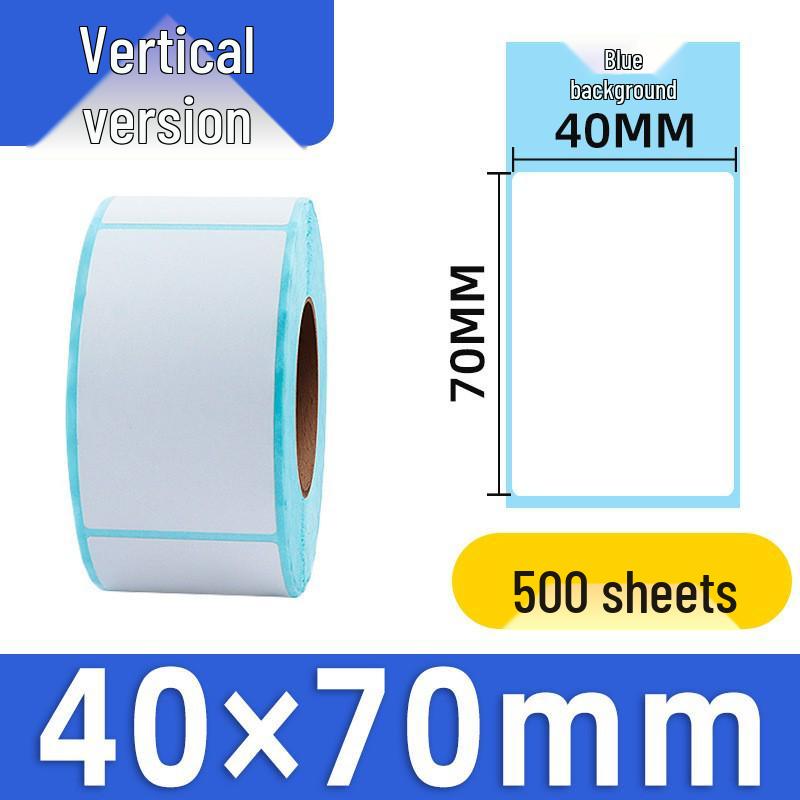 Self-Adhesive Thermal Barcode Stickers for Milk Tea & Supermarket Scale