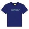 Off White Childrens/Kids Full Logo Regular T-Shirt