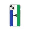 Phone Case – Flag of Lesotho – Compatible iPhone 14 – Soft Case – Resistant and Shockproof - Silicone - Pixelforma