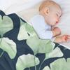 Ginko Leaves Throw Blanket Hairys Nap Manga Decorative Sofas Blankets