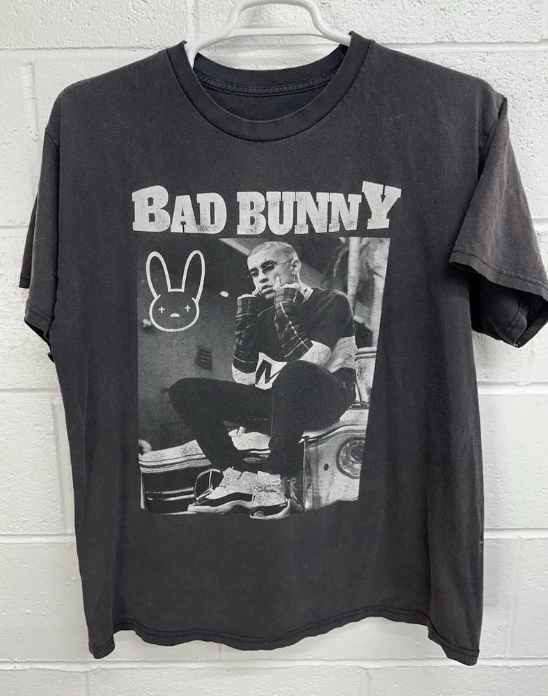 

Hot Bad Bunny Bunny Graphic Rap Gift For Fans Unisex S5XL TShirt LL106 Unisex T-Shirt XXXL