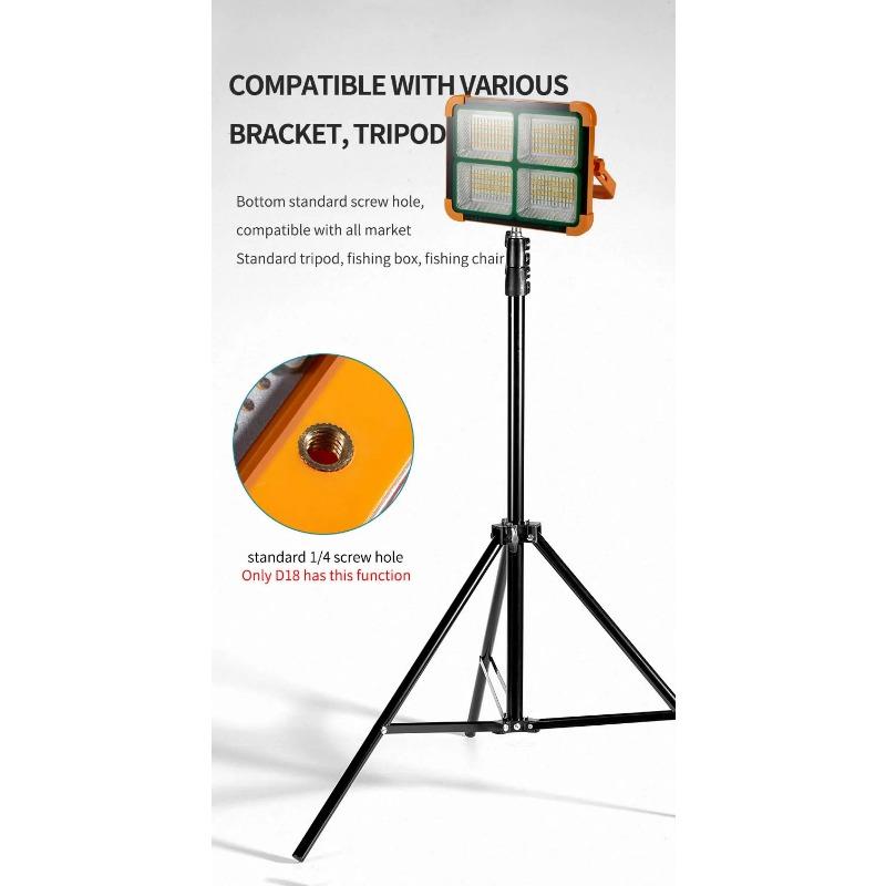 LED Solar Campinglaterne Wiederaufladbarer Outdoor-Flutlichtstrahler Wasserdicht Solare Stromversorgung Reparaturarbeiten Notlampe Powerbank