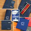 Exquisite Leather-Covered Notebook Set with Buckle - Customizable Student Diary