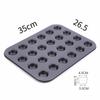 24 Holes Cake Mould Multifunctional Baking Utensils High Temperature Resistant Easy To Take Off the Mould Home Cake Baking Tray