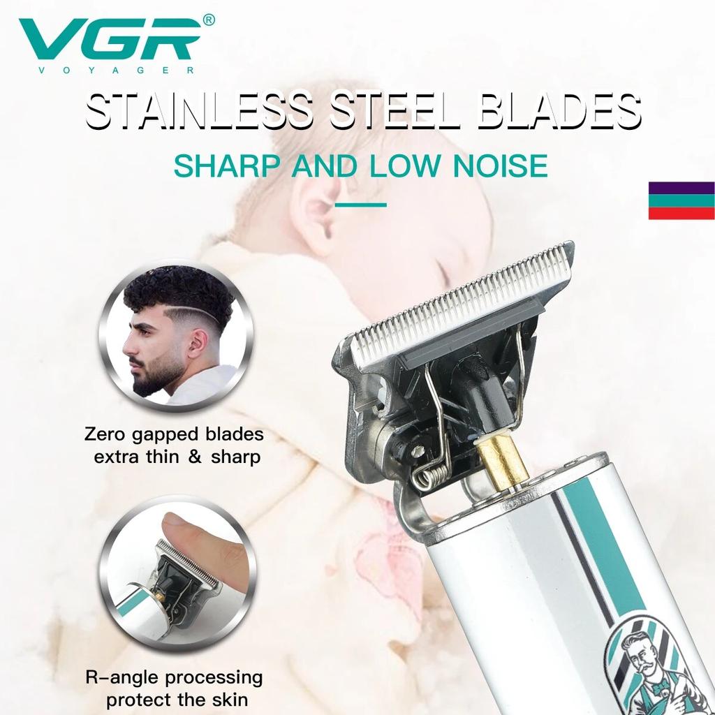 Precise Barber Pro Switch USB C Hair Cut Trimmer Salon R Shaped Blade Shaving Machine for Zero Gap