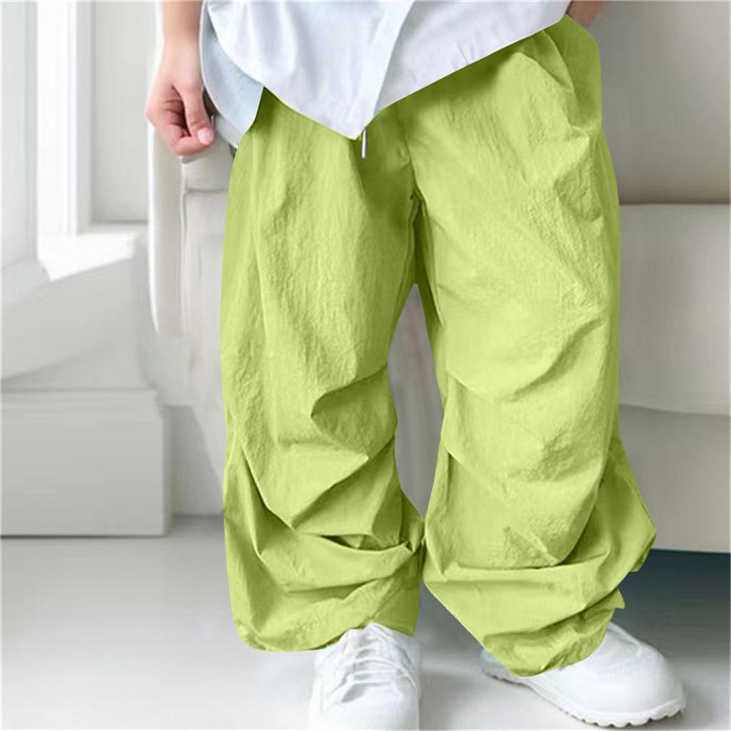Summer Children's Dopamine Loose Pants, Thin, Medium And Large Children's Sports Solid-color Casual Long Pants