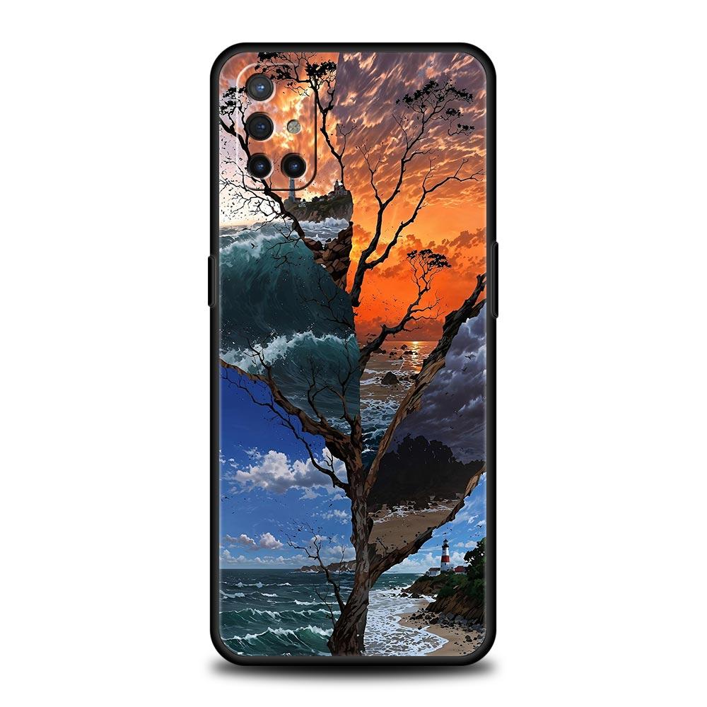 Beautiful Nature Forest Tree Phone Case For OnePlus 15 13 12 11 10 Pro 13T 13R 12R 9 8T 8 7 7T 9R Nord 2T CE 2 3 4 5G Soft Cover