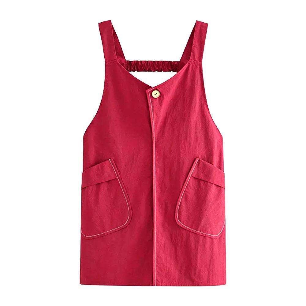 Waterproof Kitchen Apron Oil-proof Catering Work Clothes Simple Chef Apron for Home Kitchen