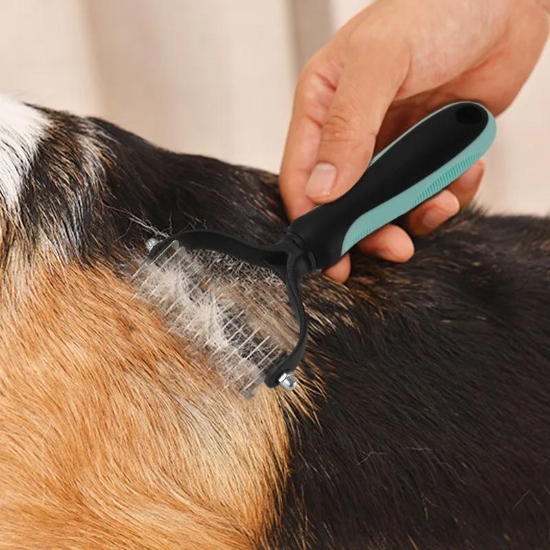 Combs Dog Hair Remover Cat Brush Grooming Tools Pet Detachable Clipper Attachment Pet Trimmer Combs Supply Furmins for Cat Dog