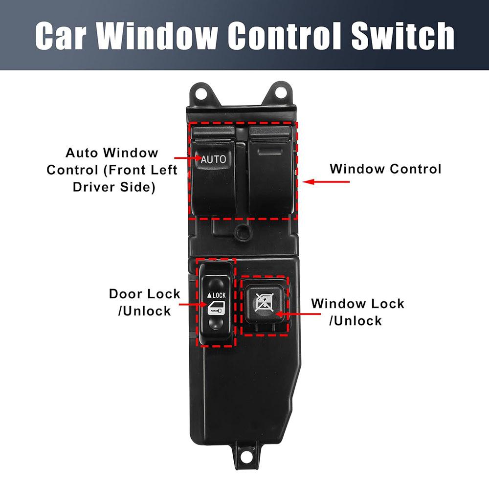 Front Left Driver Window Control Switch 84820-26211 For Toyota Hiace 2006-2013