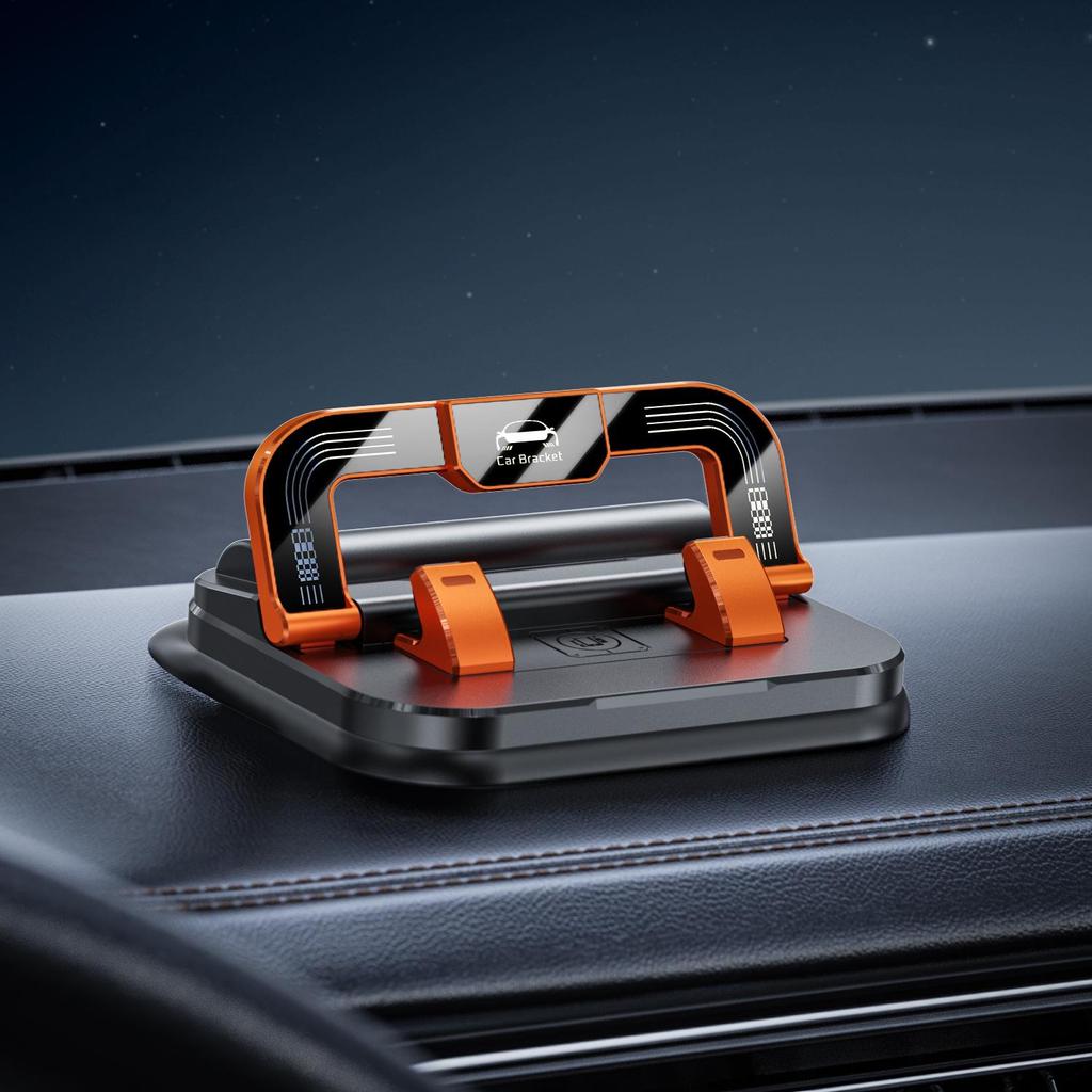 Zwei-in-Eins faltbarer drehbarer Auto-Handyhalter mit Kennzeichen