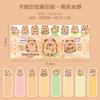 Lovely Cute Bear Post Notes Creative Cream Bear Rows N Times Stickers Cartoon Sticky Index Posts Message Paper Memo Pad