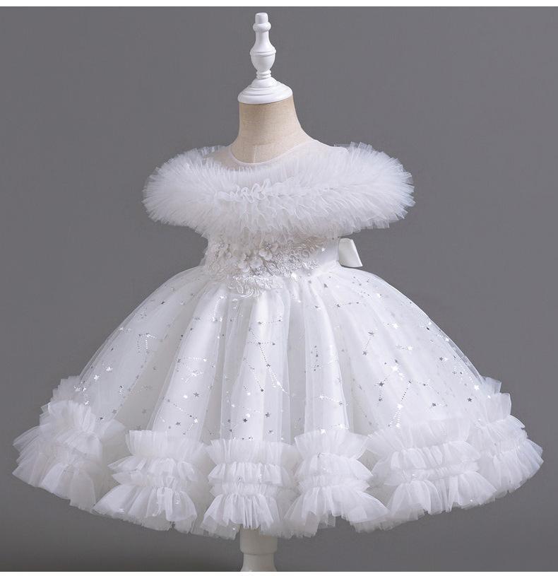 Mode Prinzessinkleid Mädchen Ärmellos Spitze Kinder Mädchen Partykleid Sommer Kinder Mädchen Abendkleid