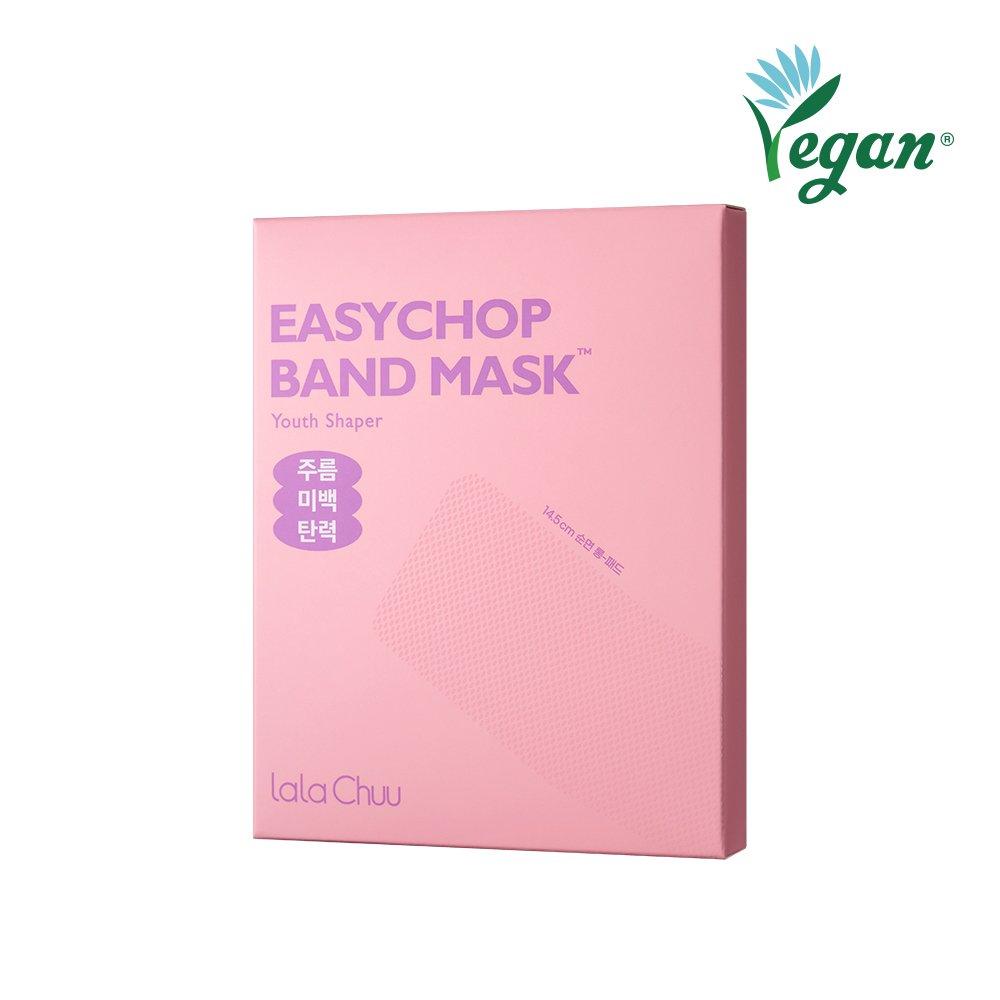 

[Отбеливание/Эластичность] LALACHUU Easy Chop Band Mask Pack Youth Shaper 4 упаковки по 5 шт.