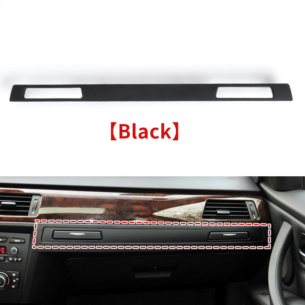 LHD Water Cup Holder Side Trim Panel For BMW E90 E91 E92 E93 2005-2012 Interior Decor Strip