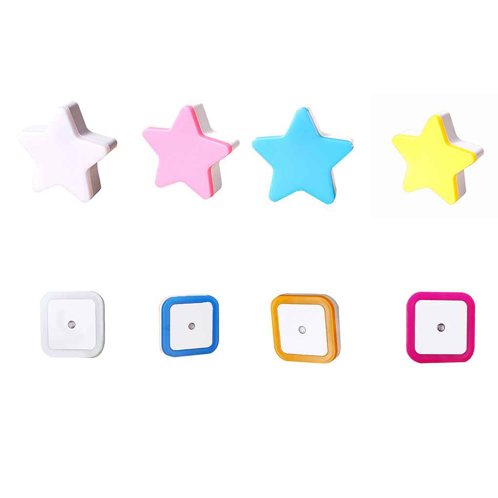 Cartoon Star LED Children Animal Night Light Soft Silicone Bedroom Lamp Gift