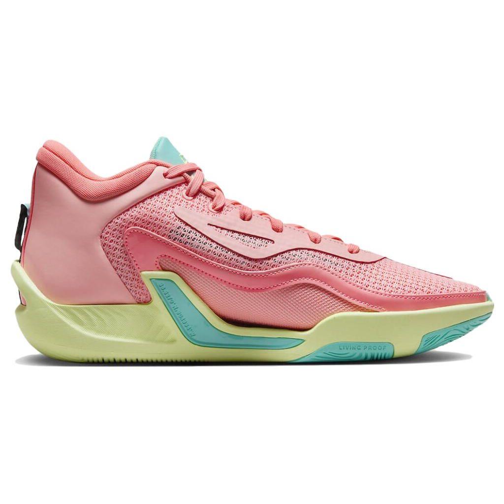 Air Jordan Tatum 1 PF Pink Lemonade Men Sneakers Pink-Tint Lava-Glow Aurora-Green DX6733-600