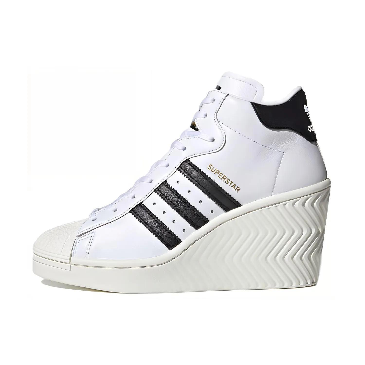 Adidas Womens Superstar Ellure `White Black`