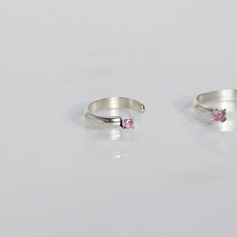 BRILLPIECE Mono stone nail ring