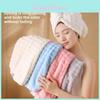 Drying Hair Cap With Super Absorbent Coral Fleece For Home Use
