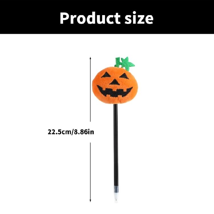 4Pcs Halloween Pumpkins Gel Pen Novelty Writing Pen 0.7mm Pen Tip Smooth To Write Halloween Party Supplies