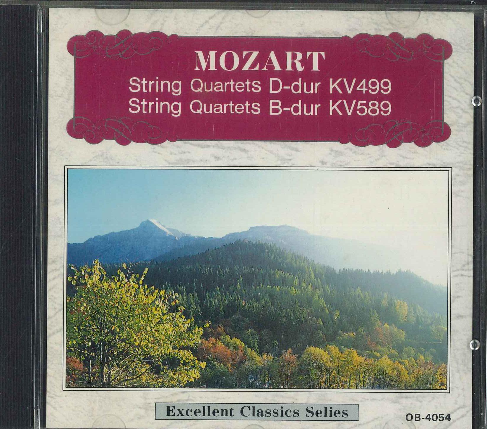 

CD - String Quartet No. 20/No. 22 OB4054 DAIICHI 1992 Japan Classical Used
