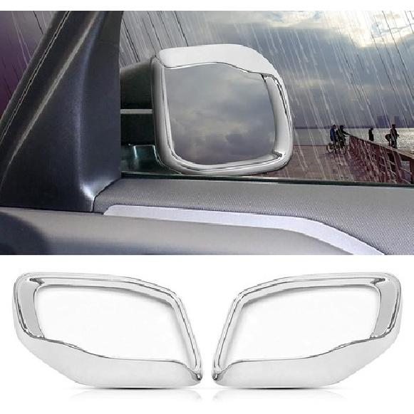 Chrome Rearview Side Mirror Eyebrow Cover Trim For Ford Bronco Sport -2025