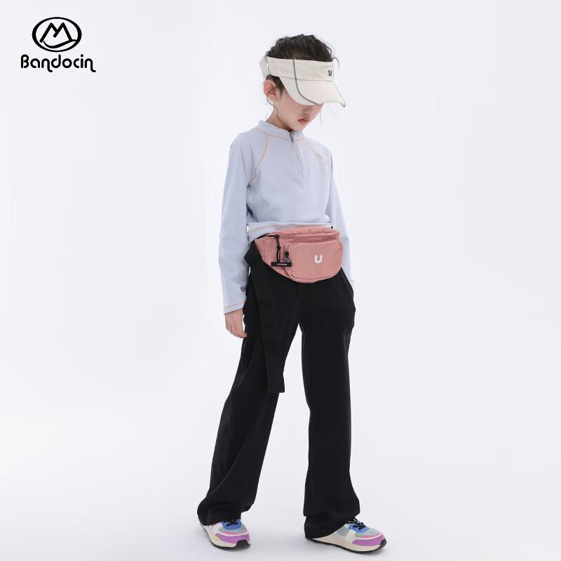 Girls' Autumn/Spring Loose Straight-Leg Casual Pants