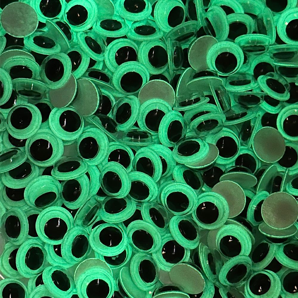 

8/10/12/15/18/20/25/35mm Luminous Plastic Eye (With Self-adhesive) PE Wiggly Googly Eyes For Toy Accessory DIY Crafts H0640 18mm 30pcs