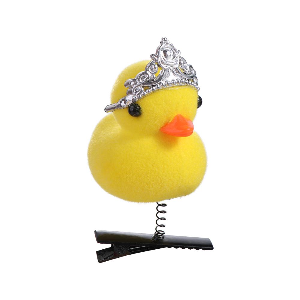 Fashion Flower Duck Hair Clips Plush Cap Chicken Side Barrettes Hair Accessories Funny Cartoon Duckbill Clips Party