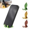 Minimalist Leaf Design Phone Stand 3D Printed Holder, Desktop Cell for Office and Unique Gift Plant Lovers Home, Realistic Bionic Mount, Lightweight