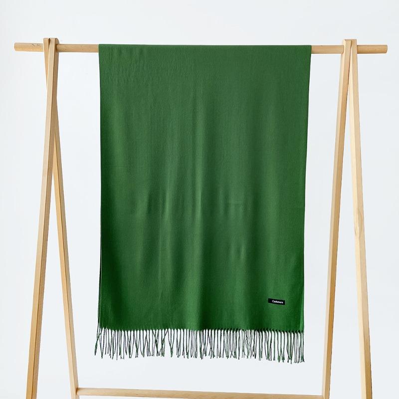 Autumn and winter new monochrome scarf cashmere scarf men and women couples scarf versatile shawl