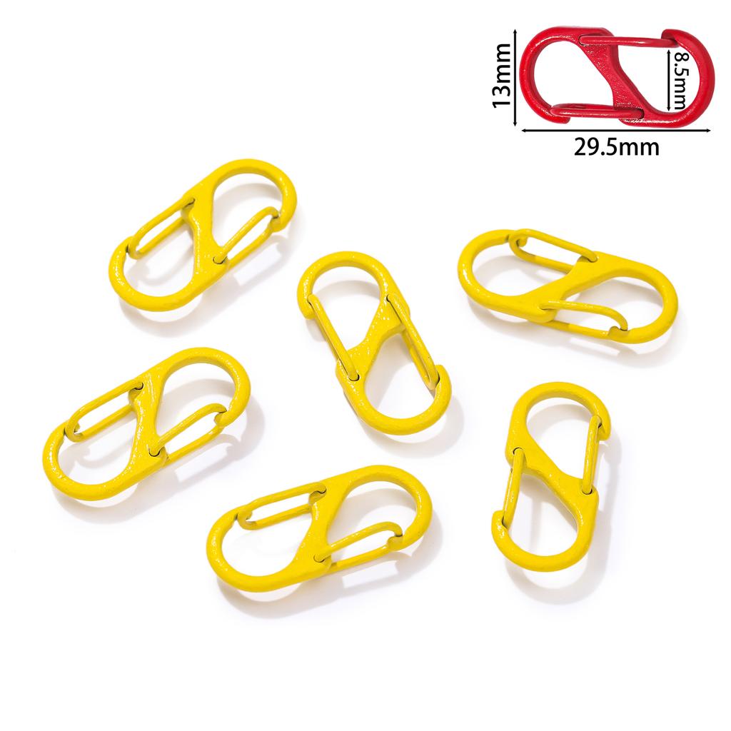 5Pcs/lot Colorful S Shape Spring Clasp End Clasps Hooks Chain Connectors For Bracelet Necklace DIY Jewelry Making Supplies
