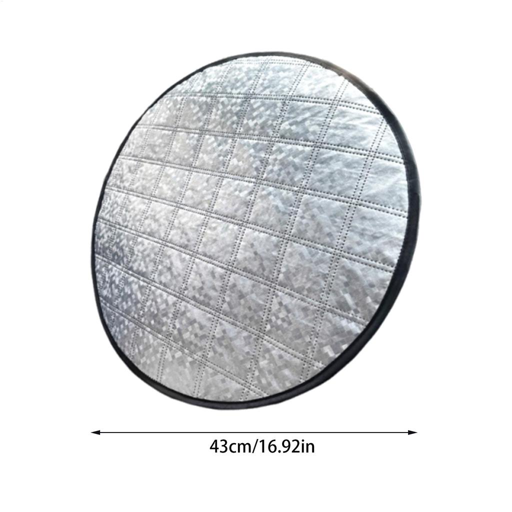 Anti Heat Steering Wheel Cover Automotive Steering Wheel Shield Foldable Protector Sunblocker For Hot Weather Summer Automotive