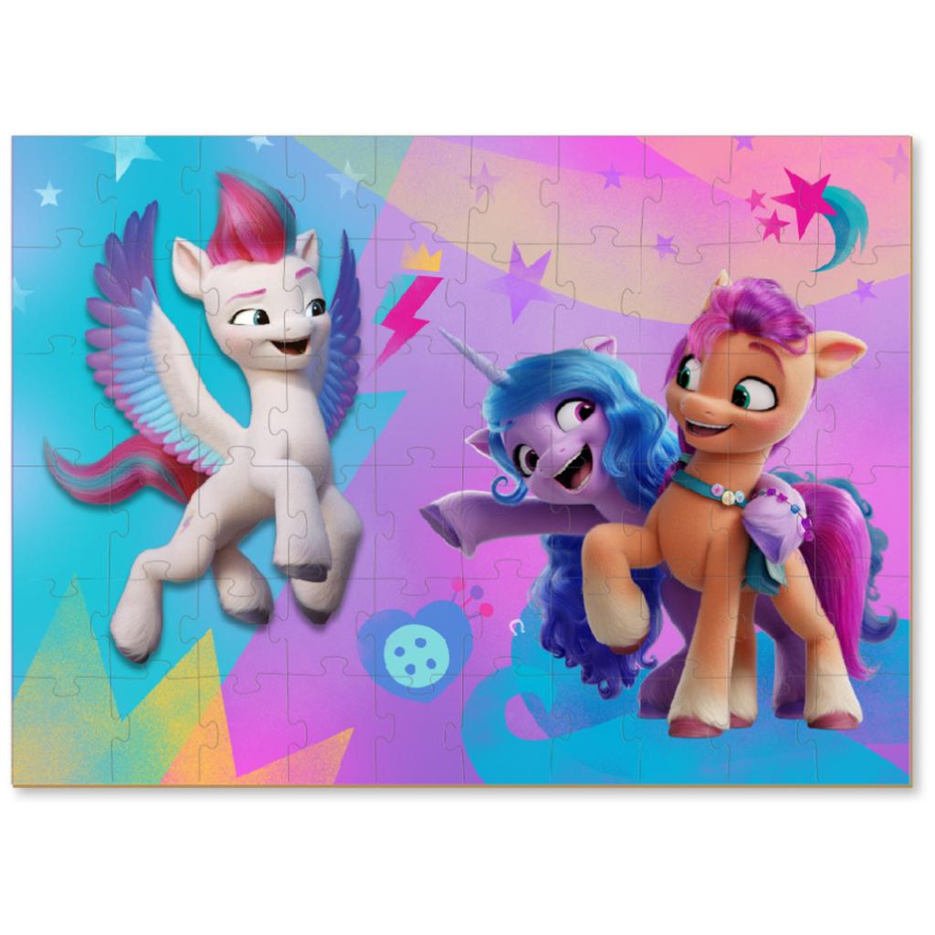 Puzzle My Little Pony 60 Elementów Z Figurką Kucyka Kolorowa Układanka