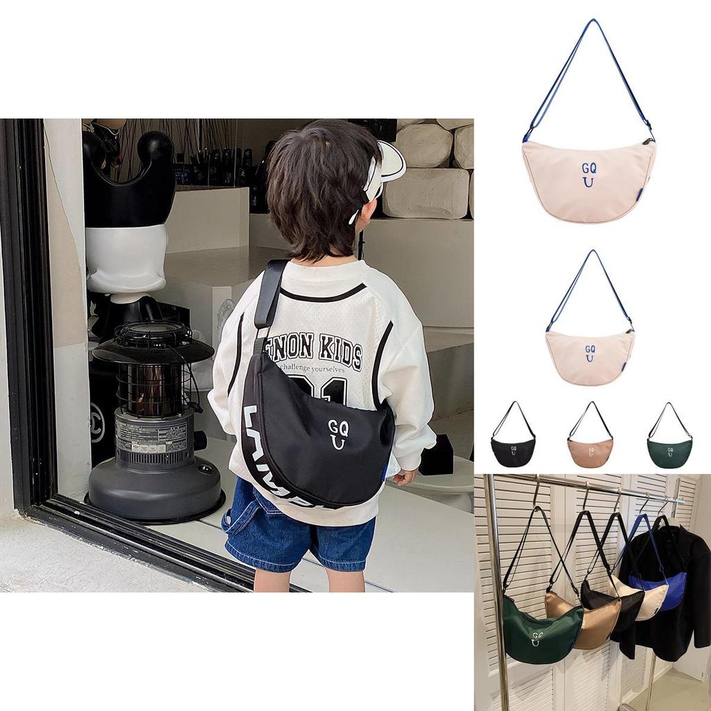 Adorable Unisex Canvas Smile Face Backpack Ideal For Preschoolers With Fun Letter Design