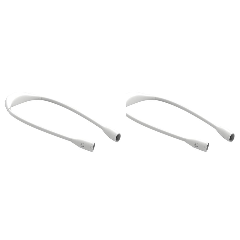 1/2/4pcs USB Rechargeable Hanging Neck Lights Night Run Lamp Stepless Dimming 360° Adjustment Hands Free for Camping Repairing