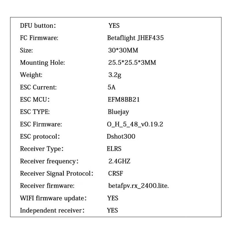 Zhenbaolai F435 NEO 1S AIO 4-in-1 Flight Controller