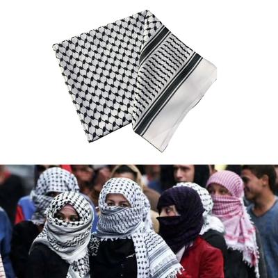 Blízkovýchodná šatka Shemagh pre dospelých Vonkajšia taktická Arabská turbánová viacúčelová pokrývka hlavy Šatka na náboženské zhromaždenie