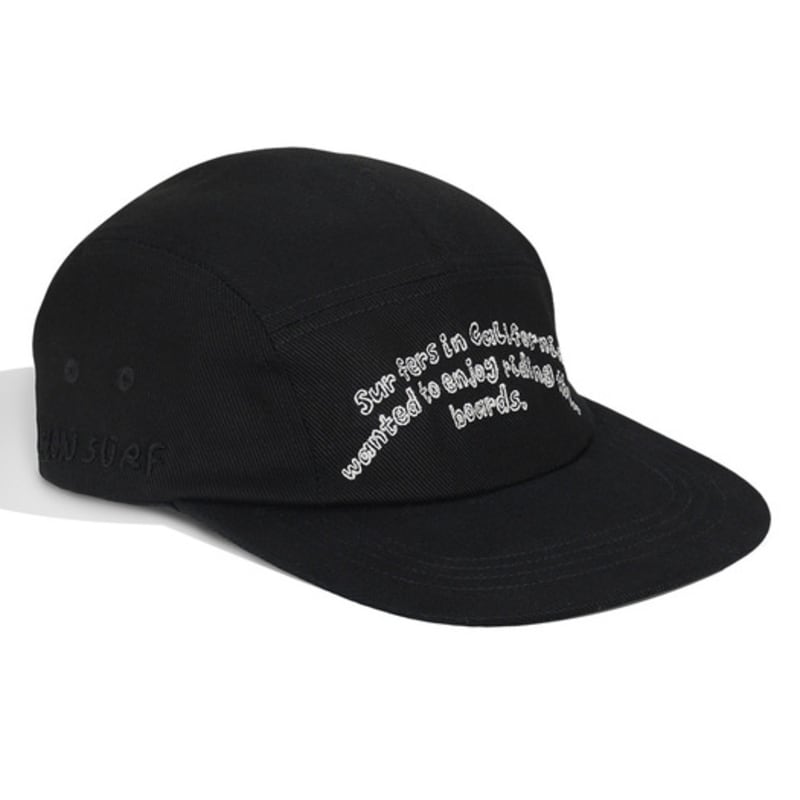 

MAGOODGAN Headwear 9319 Surfer Black Cotton Camp Cap ONE